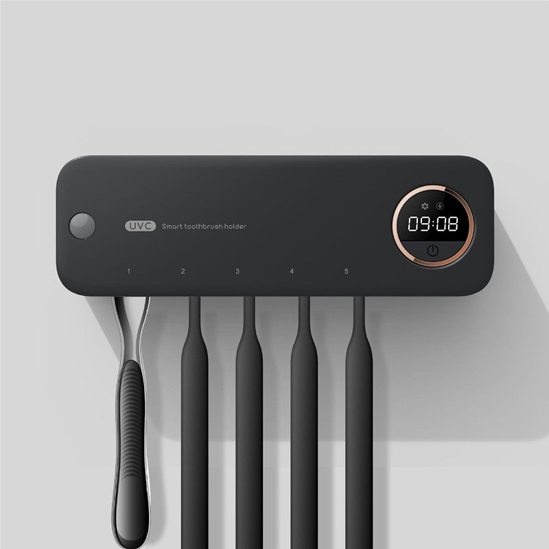 Wall-mounted Rechargeable UV Toothbrush Holder/Sterilizer