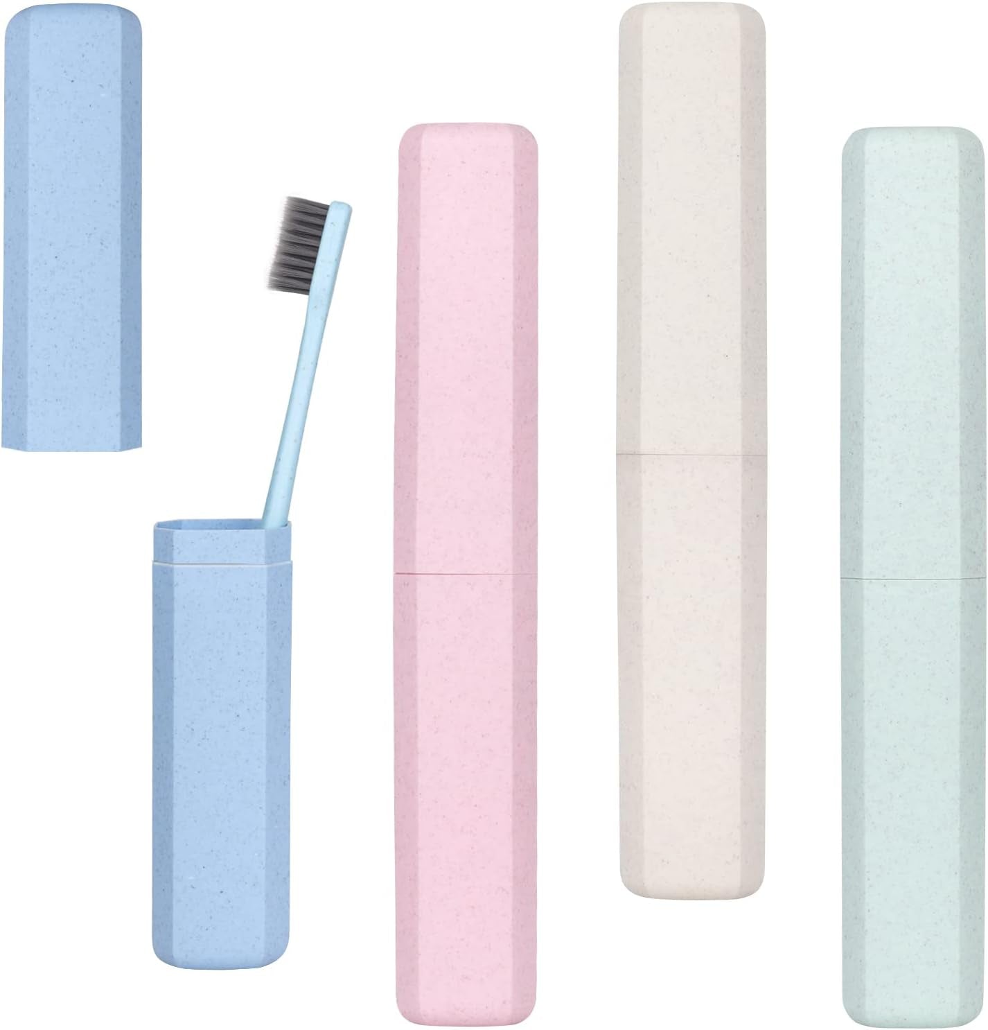 4 Pack Travel Toothbrush Case 