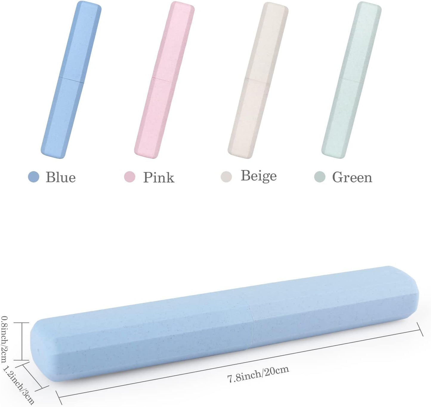 4 Pack Travel Toothbrush Case 